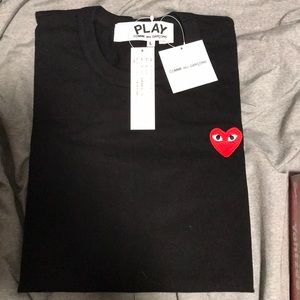 Comme des garçon black long sleeve t-shirt